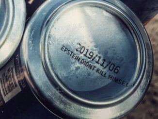 American beer company prints Epstein didn't kill himself on bottom of cans