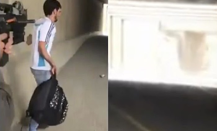 A former Israeli officer shot an unarmed Palestinian in the back “as a dubious form of entertainment”, according to judge Elad Persky.