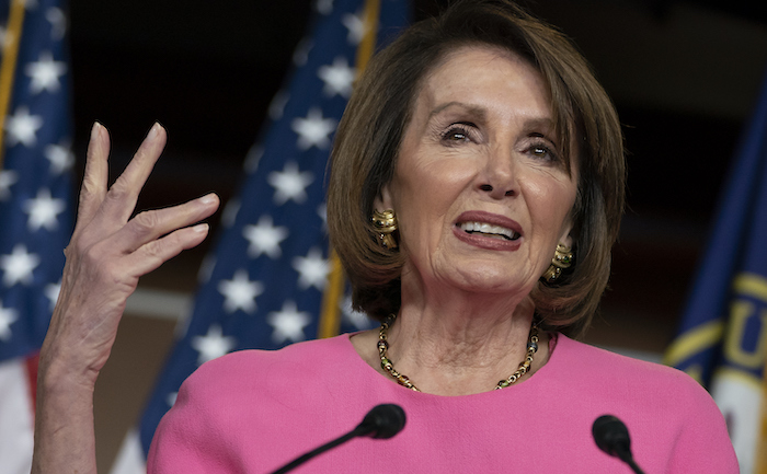 Nancy Pelosi insists President Trump must prove his innocence