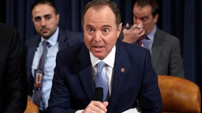 Rep. Adam Schiff boasts he is sending 'charlatan' Trump back to his golden throne