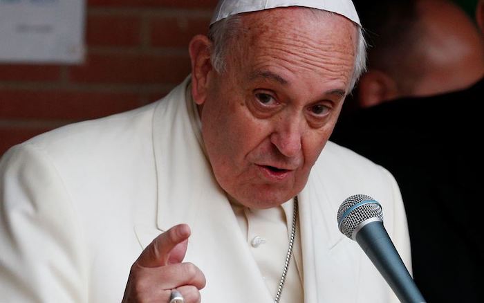Pope Francis ordered Christian high school students to stop converting non-believers to Christianity last week, telling them “we are not living in the times of the crusades.”