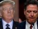 President Donald Trump hinted James Comey is set for a long spell behind bars after the former FBI director was forced to admit that he was wrong about the FBI’s spying on a Trump campaign aide.