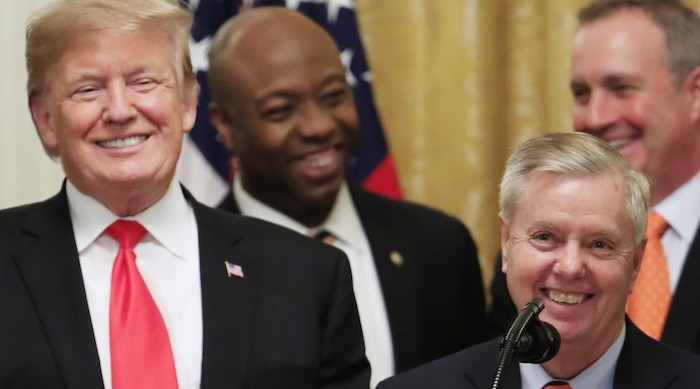 Senator Lindsey Graham promises Trump impeachment will meet quick demise in Senate