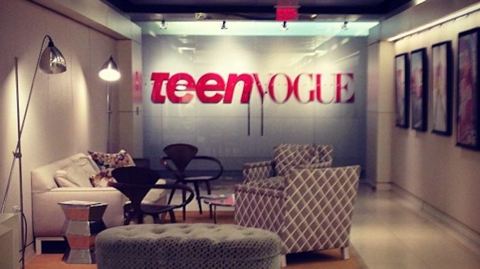 In case you missed it while you were spending time with your family and celebrating Jesus on Christmas Day, that great left-wing propaganda machine known as Teen Vogue was teaching children how to have anal sex.