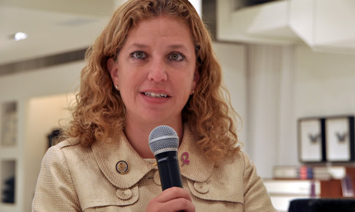 Rep. Debbie Wasserman Schultz says President Trump will cower in a corner due to his overwhelming guilt