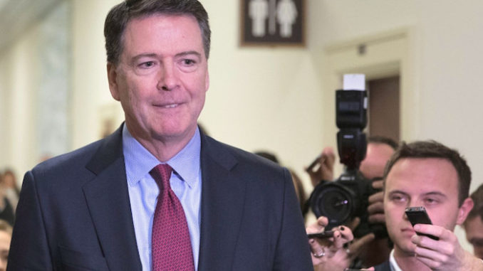 Federal law enforcement officials are reportedly investigating whether disgraced former FBI Director James Comey illegally leaked classified information about a Russian intelligence document to journalists at the New York Times and Washington Post.