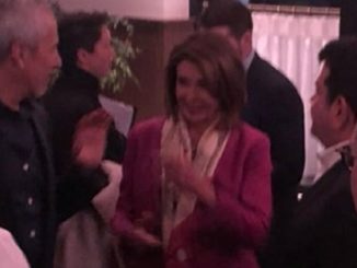 After ignoring a phone call from the Vice President Pence in the middle of an international crisis, House Speaker Nancy Pelosi was spotted partying with D.C. elite at a swanky new restaurant's opening.