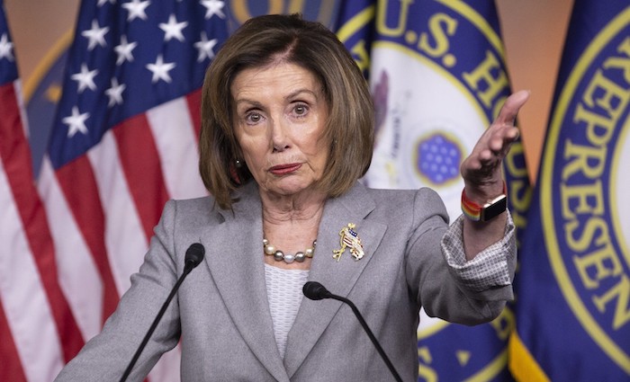 Nancy Pelosi scolded President Trump's highly effective legal team on Thursday, asking why they are allowed to retain their lawyer status.