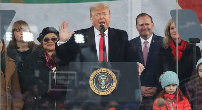 President Trump declares unborn children have never had a stronger defender in the White House