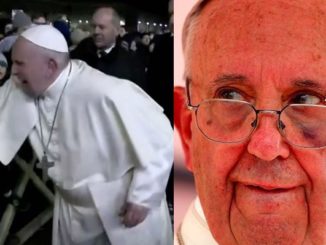 Video emerges of Pope Francis slapping another helpless woman