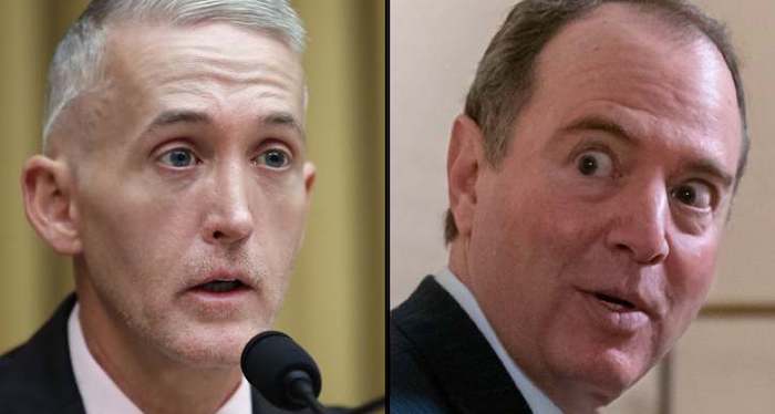 House Intelligence Committee Chairman Rep. Adam Schiff must be excluded from intelligence briefings because he has proven himself to be an “epidemic leaker” of classified information and a danger to the United States, according to Trey Gowdy.