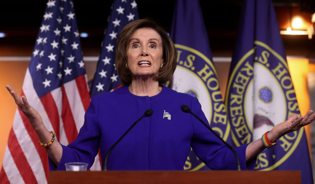 Nancy Pelosi declares America cannot stand a second destructive term of President Trump