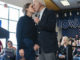 Creepy Joe Biden gave his teenage granddaughter a kiss on the lips while clutching her hand as a crowd of Democrats watched at a campaign event ahead of the upcoming Iowa caucuses.