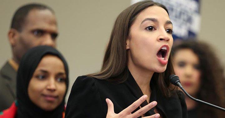 Rep. Alexandria Ocasio-Cortez (D-NY) has lashed out at Republicans because the $2 trillion coronavirus stimulus bill does not include direct cash payments to taxpayers without a Social Security number, including illegal aliens.