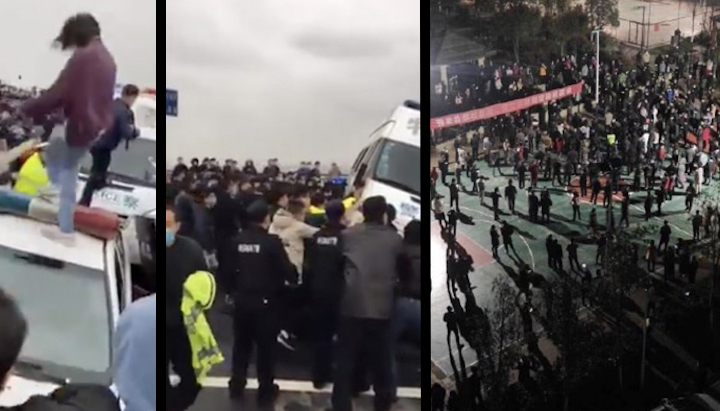 Thousands of Chinese citizens rise up at Coronavirus ground zero against gov't lockdown conditions