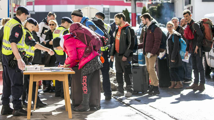 Germany closed its borders with its five neighboring countries in an attempt to control the coronvirus outbreak, but migrants claiming asylum from the Middle East and Africa are still allowed to enter the country.