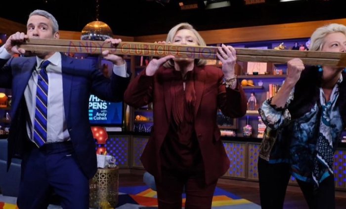 Hillary Clinton recently shared a shotski with Andy Cohen who now tests positive for coronavirus