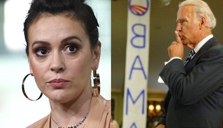 A couple of years ago Alyssa Milano said, "You can’t pretend to be the party of the American people and then not support a woman who comes forward with her #MeToo story." Now she's refusing to support