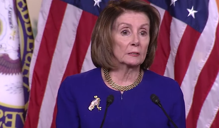 House Speaker Nancy Pelosi defends Chuck Schumer's threats towards SCOTUS justices, saying that Republicans allow Trump to say similar things