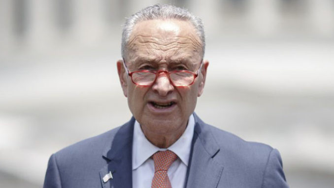 Democrat joints call for Chuck Schumer to resign as Sen. Hawley brings motion to censure