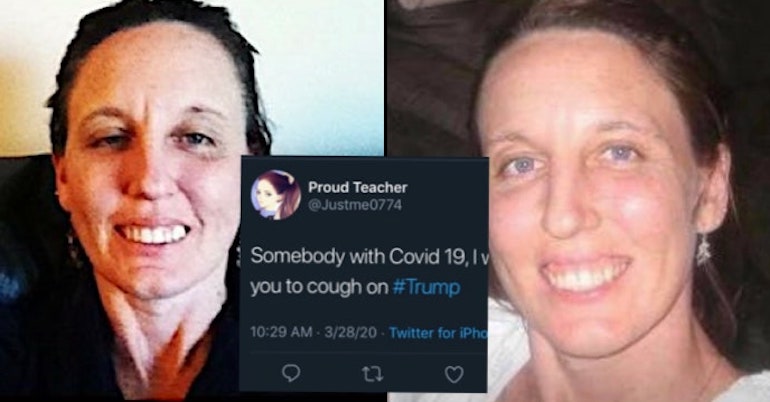 Rhode island public school teacher offers to pay someone with coronavirus to cough on President Donald Trump