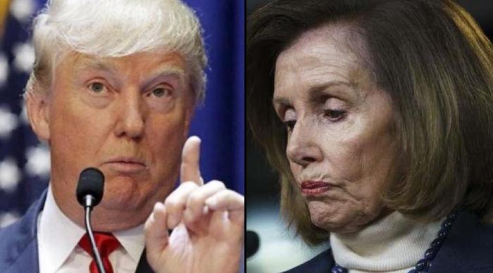 President Trump rejects Nancy Pelosi's St. Patricks day luncheon invitation, saying that she's torn this country apart