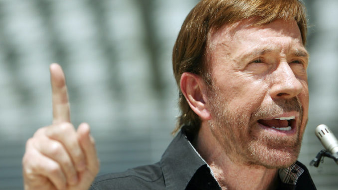 America is a nation of freedom-loving patriots who will rise up against excessive restrictions including lockdowns and curfews, says conservative actor Chuck Norris, who published an op-ed on Monday wondering how long it will be until we are under martial law.