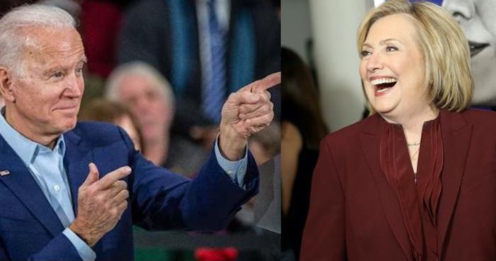 Hillary Clinton claims Biden is building the type of coalition she had