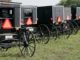 Northeastern Ohio cops busted up a large, Amish late-night barn party on the weekend after a snitch spotted a large group of buggies and called 911 to report a stay-at-home order violation.