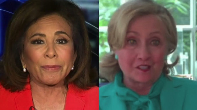 Hillary Clinton’s endorsement of Joe Biden is "like the kiss of death" for his campaign for president because Americans know Clinton is “a magnet" and "an enabler of sexual predators,” according to Judge Jeanine Pirro.