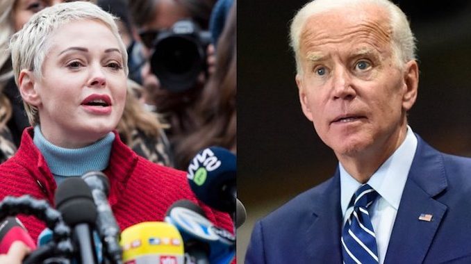 Rose McGowan demands Joe Biden drop out of presidential race following damning Tara Reade sexual assault allegation