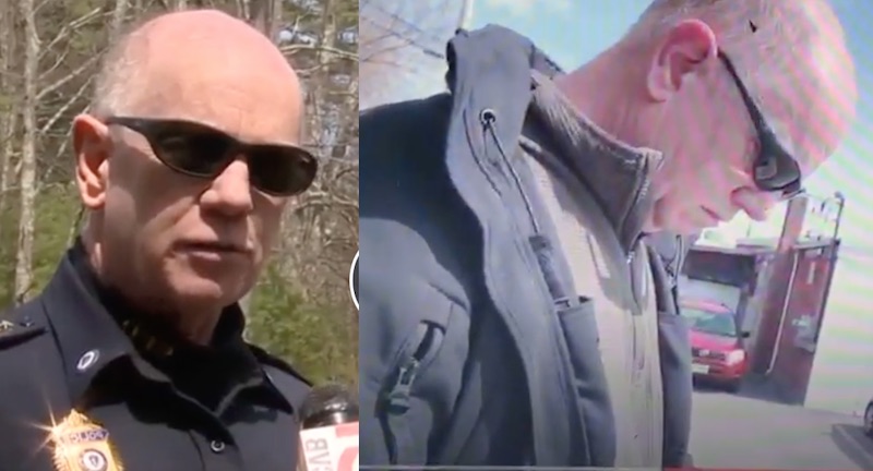 A police chief in Stow, Massachusetts has been relieved of his duties as the city’s top cop and is facing an investigation after a video by a self-declared "pedophile hunter" was posted online.