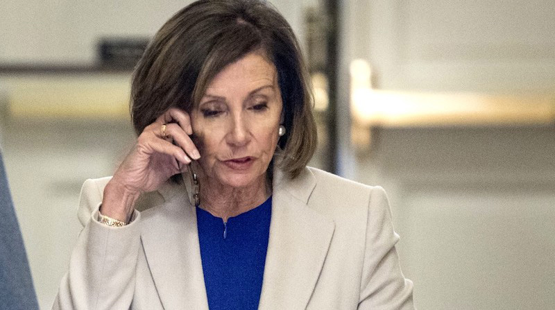 Nancy Pelosi refers to President Trump's coronavirus response as sinful