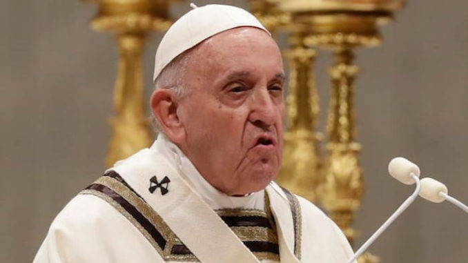 Pope Francis claims coronavirus is nature's response to climate change