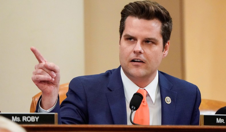 Rep. Matt Gaetz accuses Joe Biden of simping for China