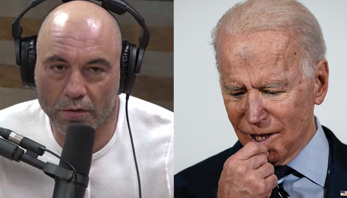 Popular podcaster Joe Rogan says Joe Biden is in the throes of dementia
