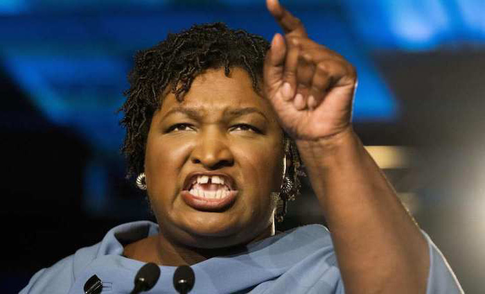 Sen. Stacey Abrams pushes mail-in voting, dismissing voter fraud as being a myth