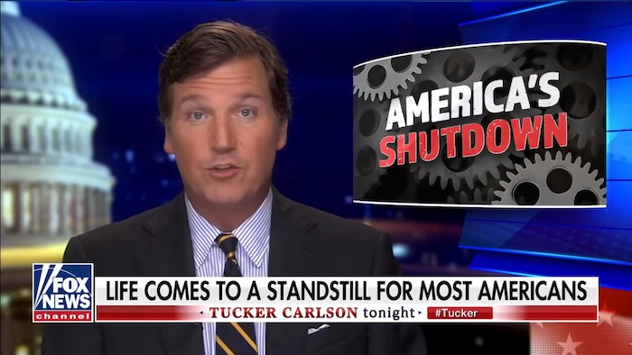 Tucker Carlson slams US lockdown as most expensive experiment in human history