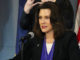 Democrat Michigan Gov. Gretchen Whitmer says she doesn't regret her lockdown policy in the face of widespread protests in the capitol