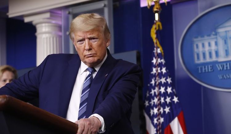 Mainstream liberal hack reporter asks President Trump about shutting down grocery stores amid coronavirus outbreak in America