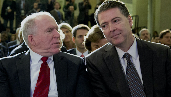 A former CIA operative argued former FBI Director James Comey and former CIA Director John Brennan must be given the death penalty over their roles in the Russia investigation.