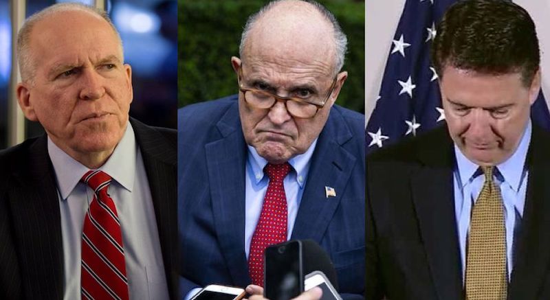 Rudy Giuliani says what Comey and Brennan attempted against Trump was as close to 'treason' as you can get