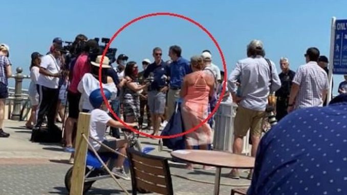 Virginia Gov. Ralph Northam spotted at beach not social distancing and not waring a mask