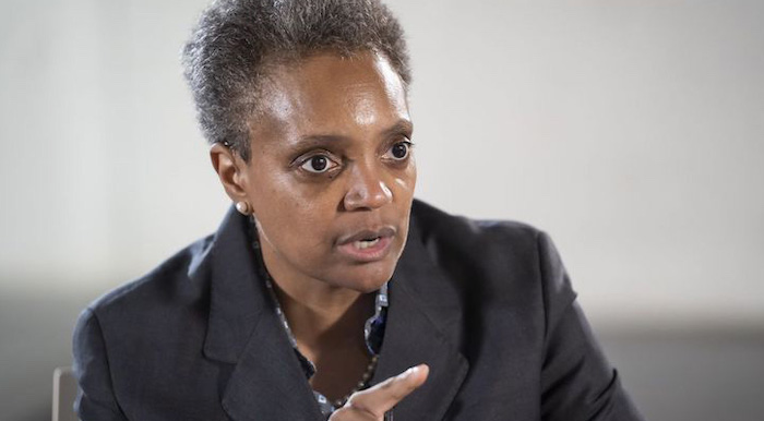 Chicago Democrat Mayor Lori Lightfoot promised to hire department heads and deputies who will be "pledging allegiance to the new world order and good governance" in a disturbing interview after her landslide election victory.