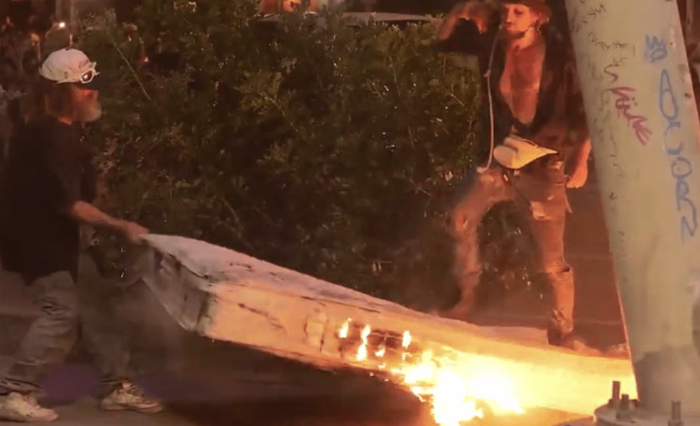 A disturbing video out of Austin, Texas shows a military veteran who served his country being turned on by the people who he protected and served.