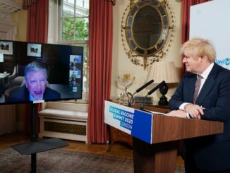 Bill Gates Boris Johnson Vaccine summit