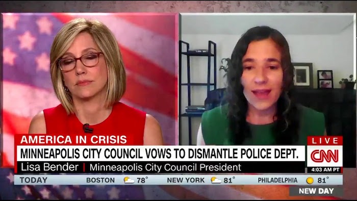 Minneapolis City Council President Lisa Bender says calling police on burglars comes from a place of privilege