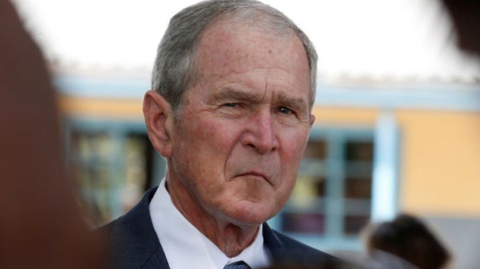 George W Bush says he will not be supporting Trump's re-election