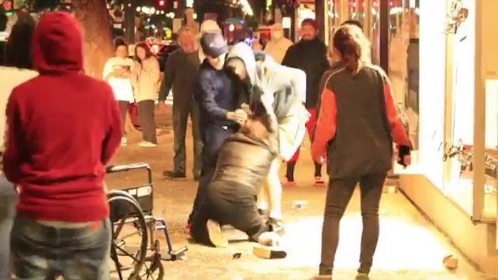 Disabled man dragged from wheelchair and beaten up during Portland riots