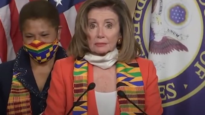 Nancy Pelosi declares a chokehold is the same as a lynching and says she is confident Republicans will help Democrats ban them